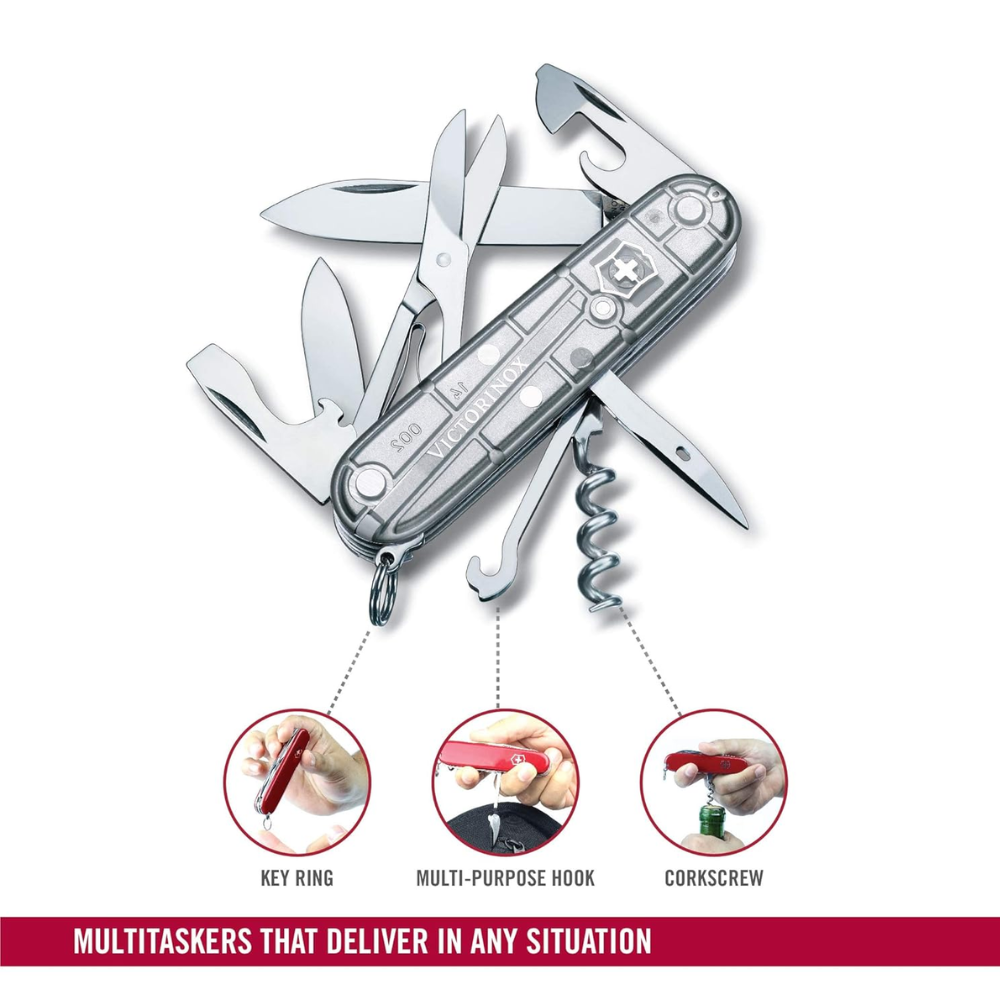 Victorinox Swiss Army Climber Grey Knife 1.3703.T7