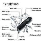 Victorinox Swiss Army Black Knife 1.3713.3