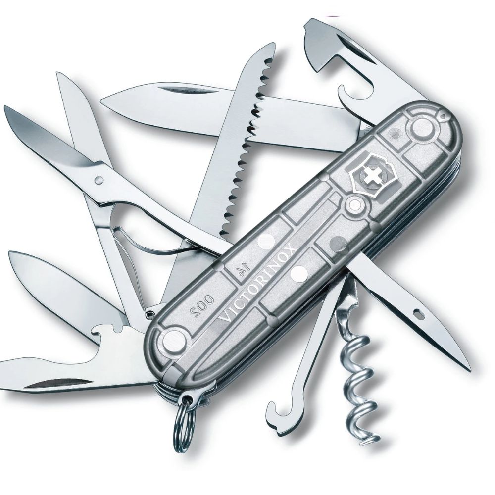 Victorinox Huntsman Silvertech Grey Knife 1.3713.T7