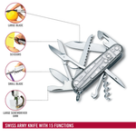 Victorinox Huntsman Silvertech Grey Knife 1.3713.T7