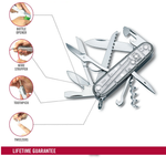 Victorinox Huntsman Silvertech Grey Knife 1.3713.T7