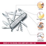 Victorinox Huntsman Silvertech Grey Knife 1.3713.T7