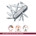 Victorinox Huntsman Silvertech Grey Knife 1.3713.T7