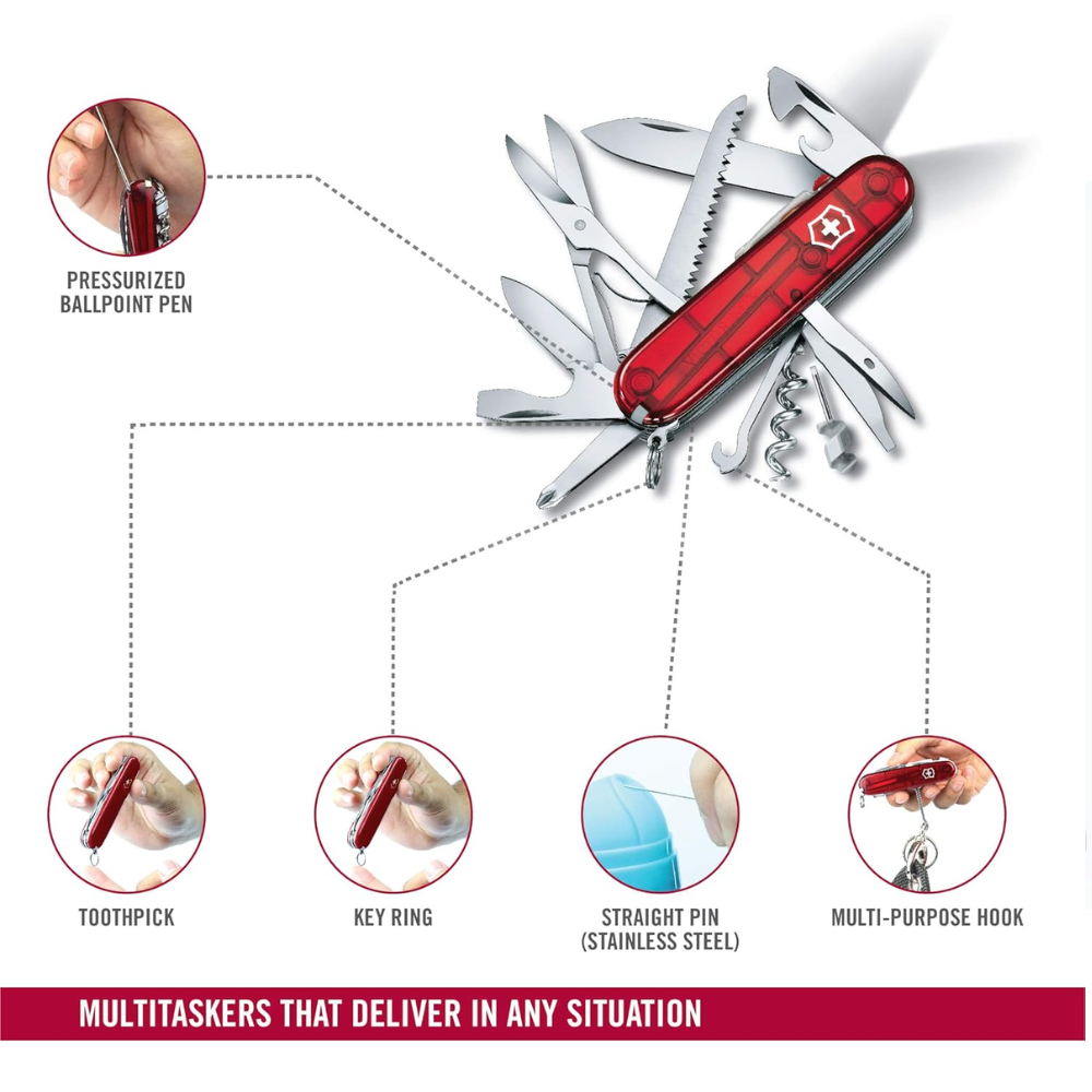 Victorinox Huntsman Lite Silver Knife 1.7915.T