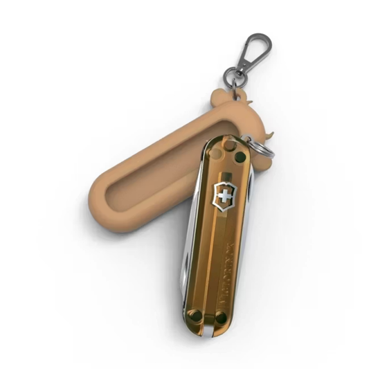 Victorinox Swiss Knife Case Brown Knife 4.0454