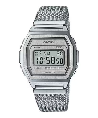 Casio Vintage Silver Unisex Watch D278 A1000MA-7DF