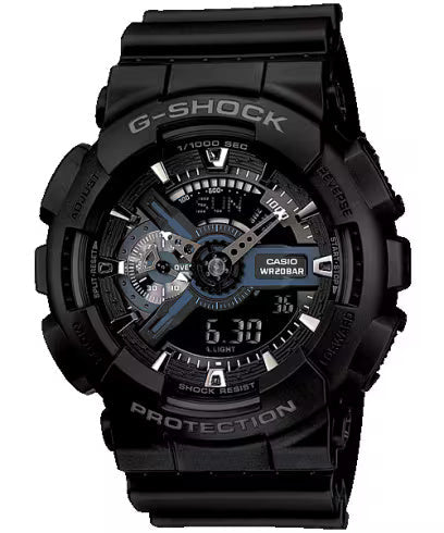 Casio G-Shock Black Men Watch G317 GA-110-1BDR