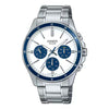 Casio Enticer White Men Analog Watch A2348 MTP-1374D-7A2VDF