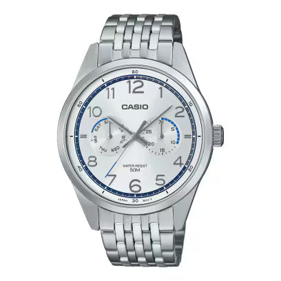 Casio Enticer White Men Watch A2333 MTP-E340D-7AVDF