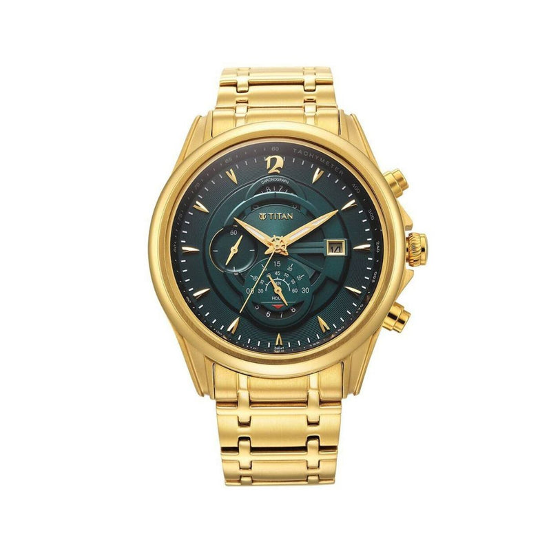 Titan NS1830YM02 Golden Watch