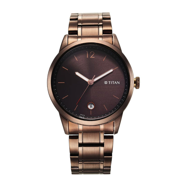 Titan 1806QM03 Brown Watch