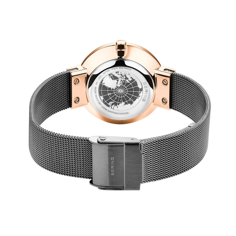 Womens Grey Analogue Watch by Bering, 14331-369