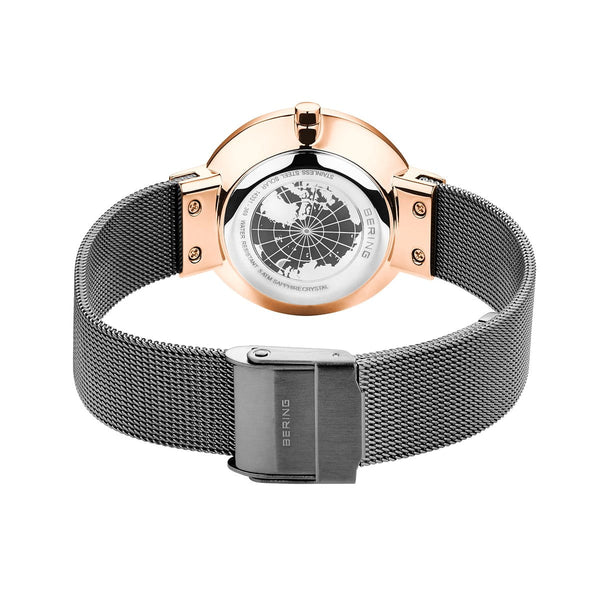 Womens Grey Analogue Watch by Bering, 14331-369