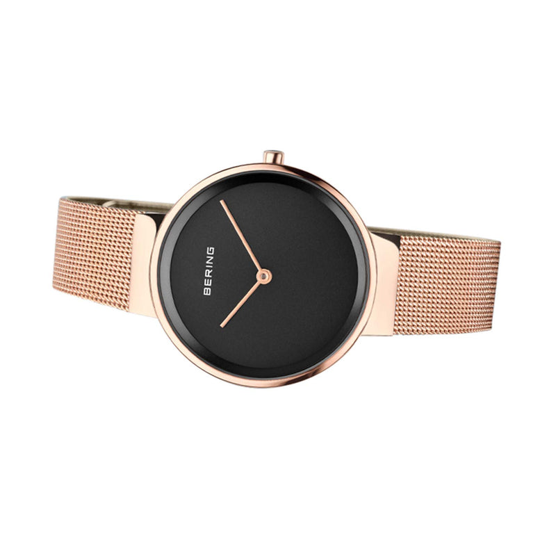 Womens Bering Black Analog Watch 14531-362