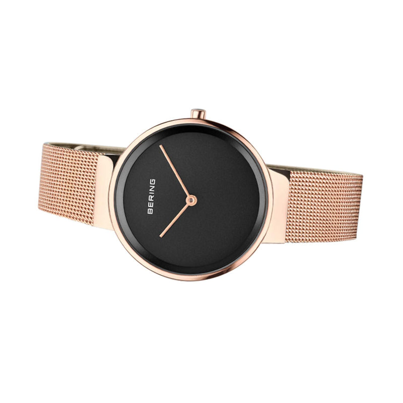 Womens Bering Black Analog Watch 14531-362