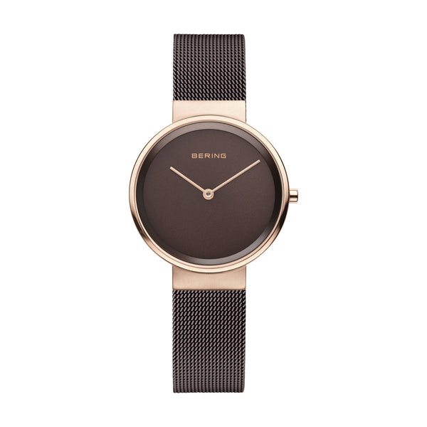 Womens Bering Brown Analog Watch 14531-262