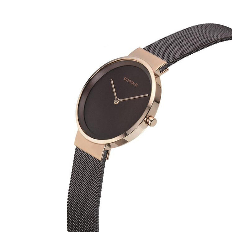 Womens Bering Brown Analog Watch 14531-262