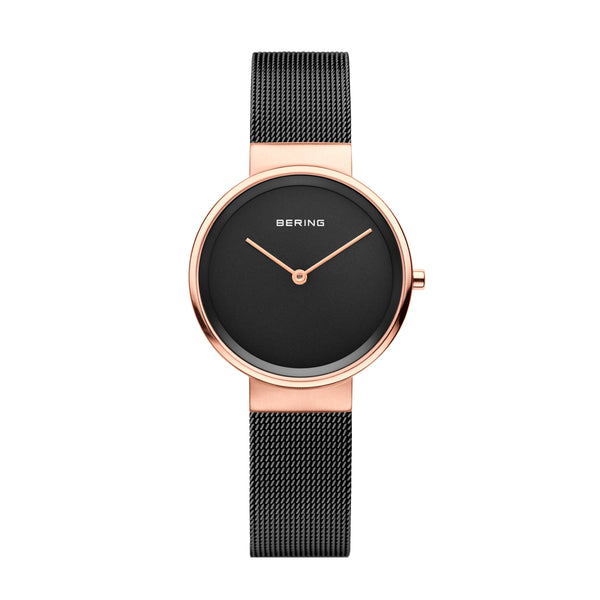 Womens Bering Black Analog Watch 14531-166