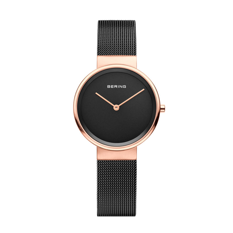 Womens Bering Black Analog Watch 14531-166