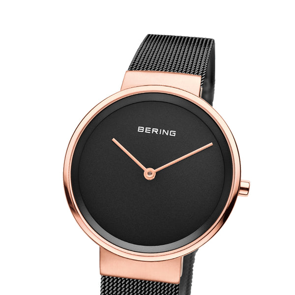 Womens Bering Black Analog Watch 14531-166