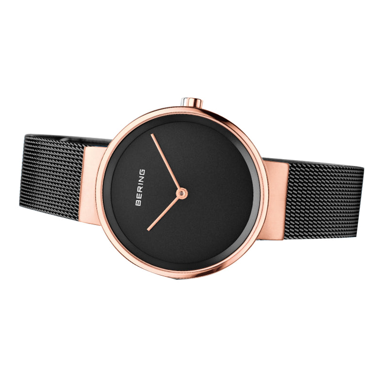 Womens Bering Black Analog Watch 14531-166