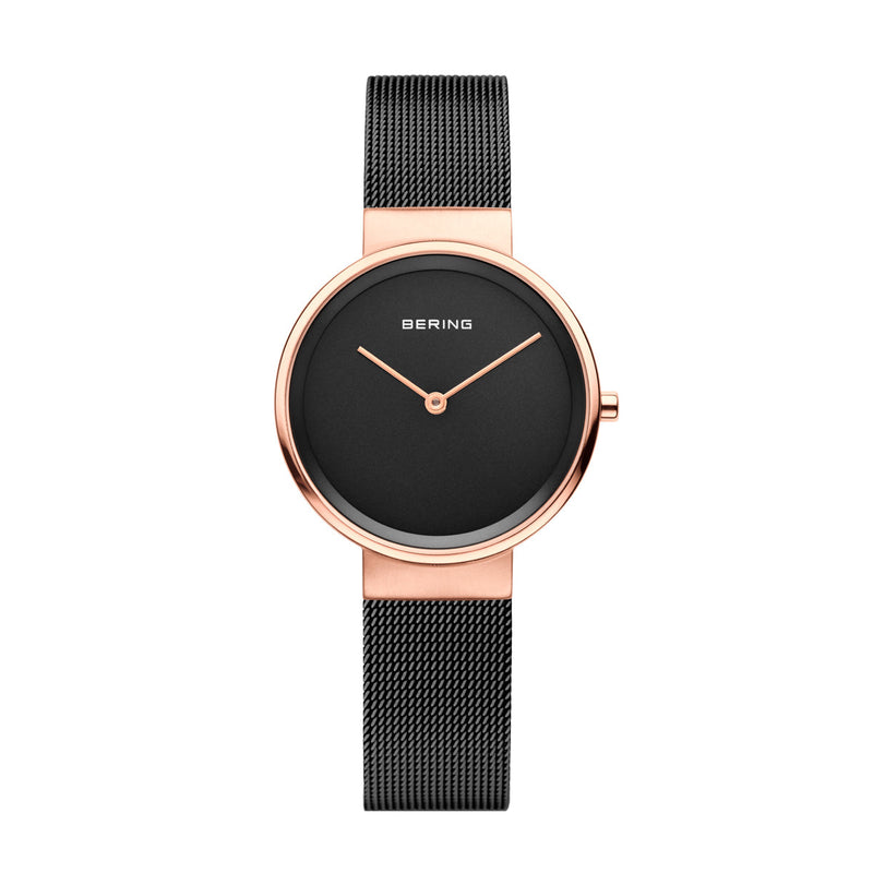 Womens Bering Black Analog Watch 14531-166
