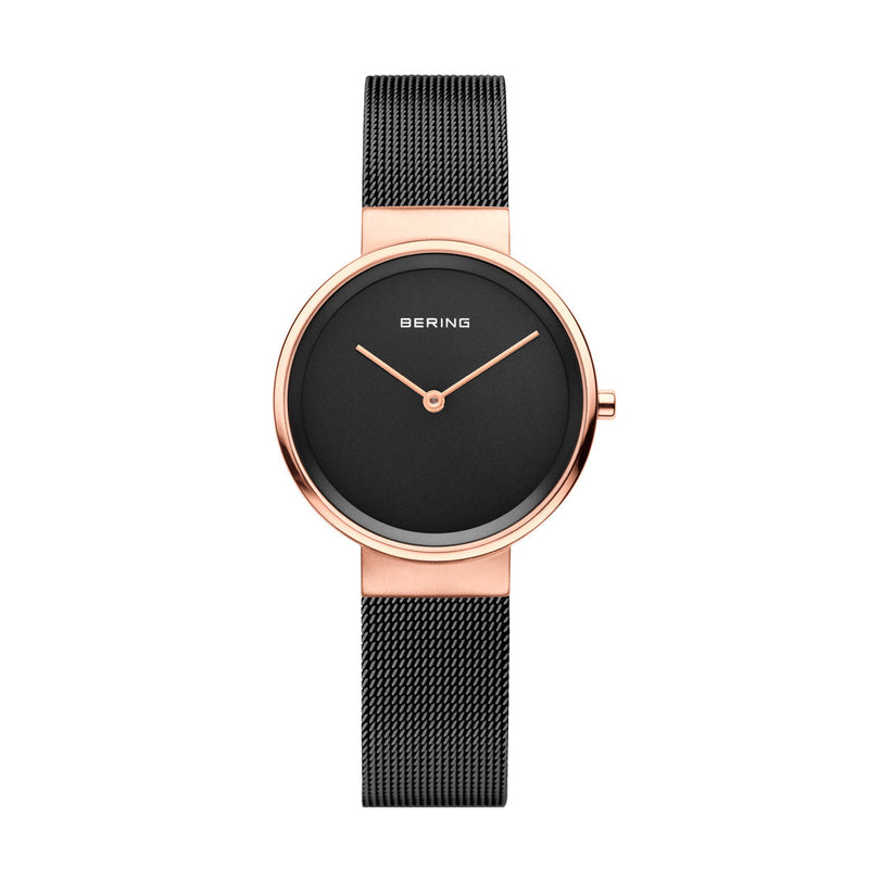 Womens Bering Black Analog Watch 14531-166