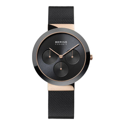 Unisex Black Analogue Watch by Bering, model number 35036-166