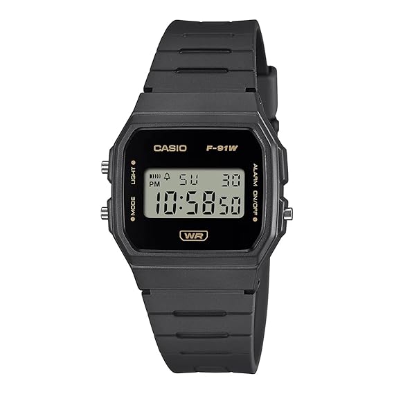 Casio Youth Grey Digital Unisex Watch D373 F-91WB-8ADF