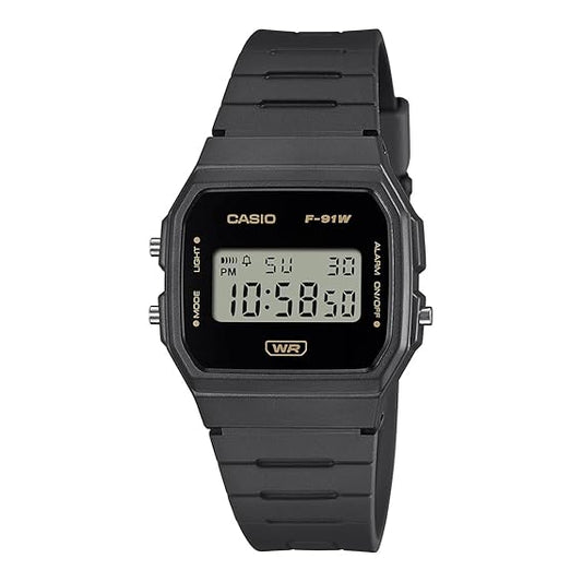Casio Youth Grey Digital Unisex Watch D373 F-91WB-8ADF