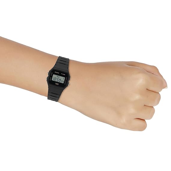 Casio Youth Grey Digital Unisex Watch D373 F-91WB-8ADF