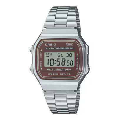 Casio Vintage Brown Digital Unisex Watch D331 A168WA-5AYDF