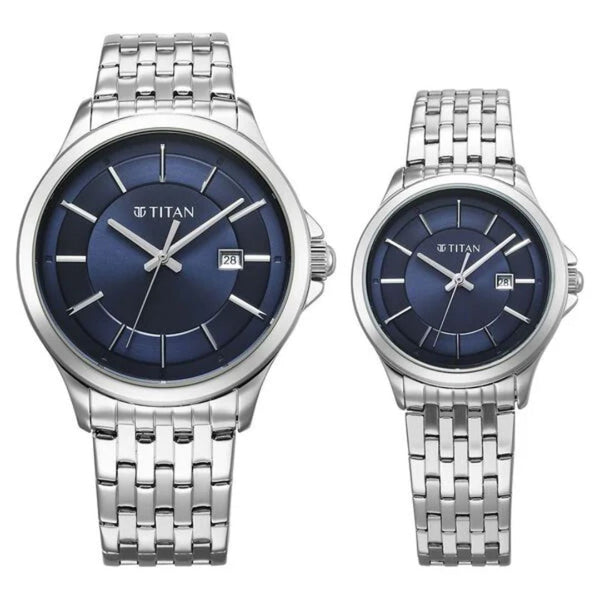 Titan 9401194211SM01 Couple Watch