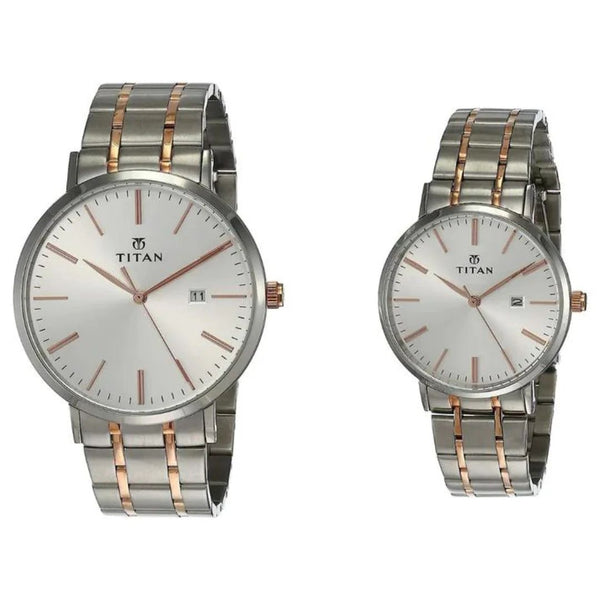 Titan NS9400294202KM01P Couple Watch