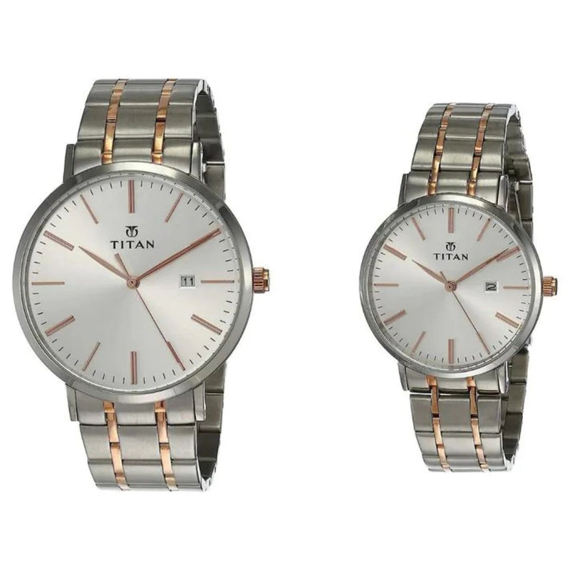 Titan NS9400294202KM01P Couple Watch