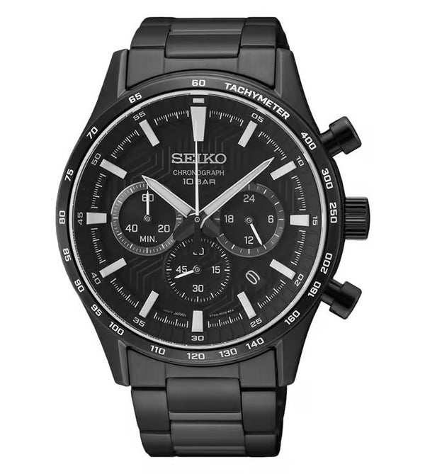 Mens Dress Chronograph Seiko S SB415P1 Watch