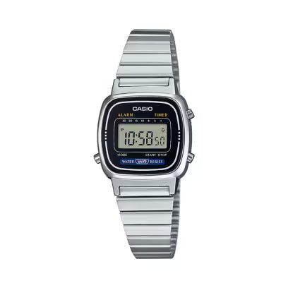 Casio Vintage Black Digital Unisex Watch D089 LA670WA-1DF