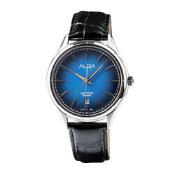 Mens ALBA AS9T73X1 Deep Blue Patterned Dial