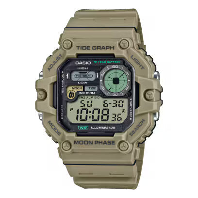 Casio Youth Black Men Watch A2248 WS-1700H-5AVDF