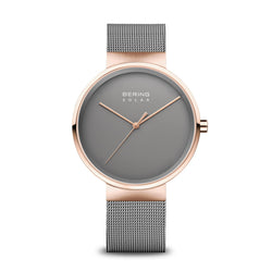 Mens Grey Analogue Watch by Bering, 14339-369