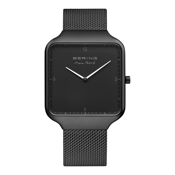 Men Black Analog Bering Max Rene Watch 15836-123