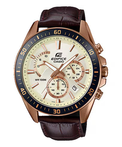 Casio Edifice Beige Brown Men Watch EX359 EFR-552GL-7AVUDF