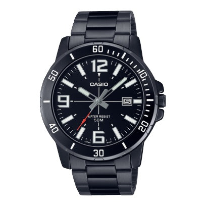 Casio Enticer Black Men Watch A1979 MTP-VD01B-1BVUDF