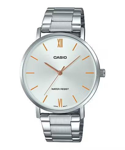 Casio Silver Analog A1614 Watch