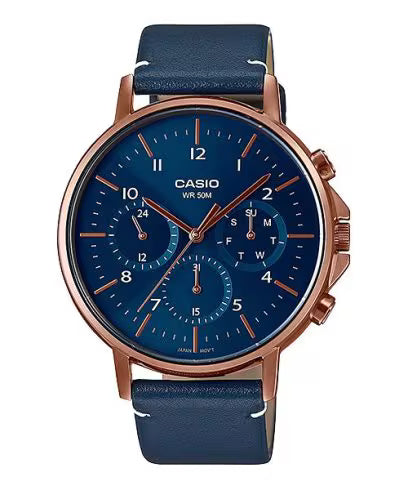 Casio Enticer Rose Gold Men Watch A1849 MTP-E321RL-2AVDF
