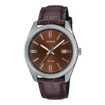 Casio Enticer Brown Men Watch A2397 MTP-1302PL-5AVEF