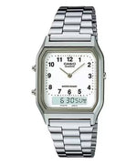 Casio Vintage White Dial Men Watch Ad02 AQ-230A-7BHDF