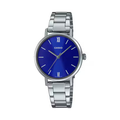 Casio Enticer Blue Dial Women Watch A1998 LTP-VT02D-2AUDF