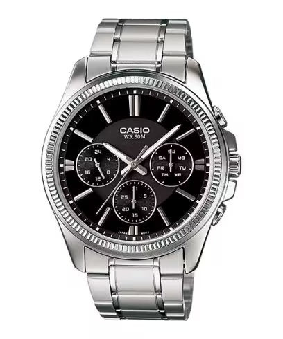 Casio Enticer Silver Men's Watch A836 MTP-1375D-1AVDF