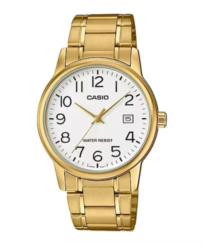 Casio Enticer Gold Men Watch A2312 MTP-V002G-7B2UDF